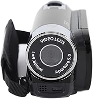 Cameră video Goshyda 4K 48MP, înregistrator DV, ecran rotativ de 2,7 inchi, zoom digital 16X, negru, USB pentru conectare la calculator 9