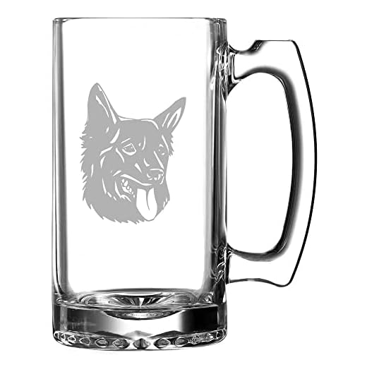 Croatian Sheepdog Dog Personalized Custom Etched 25oz Beer Mug