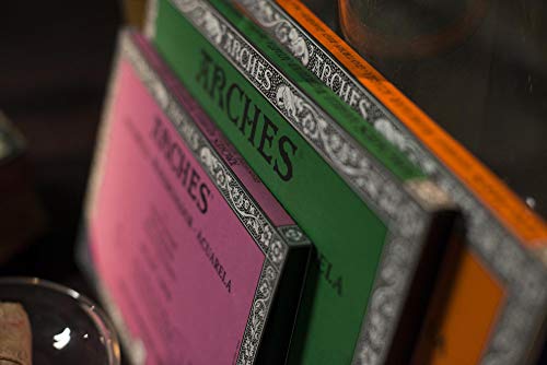 Image of Arches Watercolor Cold Pressed Paper Block 140# 20 Sheets, 3.9 inchX9.8 inch 20 Pages