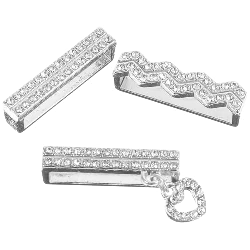 Breloques Strass Cœur pour Bracelet de Montre Connectée Jojofuny Anneaux de Personnalisation