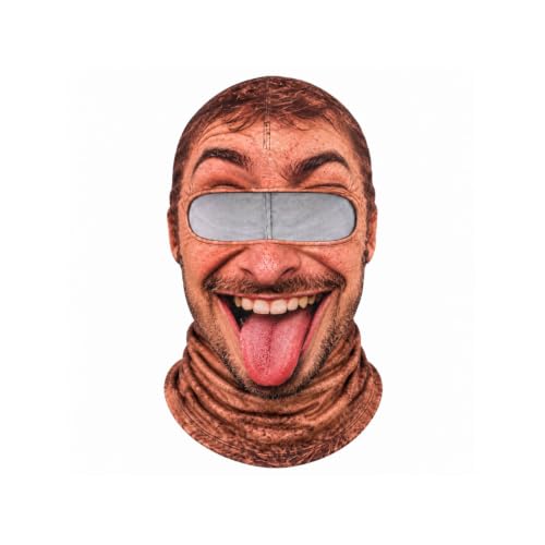 Funny Ski Mask 3D Printed Balaclava Mask for Men Women Winter Face Cover - image 1