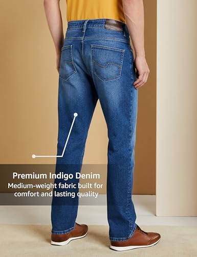 Image of Symbol Premium Men's Cotton Stretch Jeans (Regular Fit)