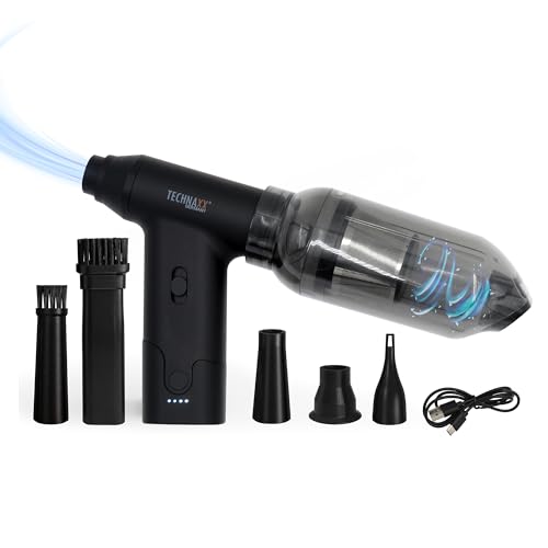 Aspirateur de voiture Technaxx sans fil pour nettoyer les claviers et habitacles