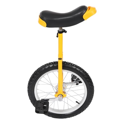 Image of DYNAMI Unicycle with Excellent Steel Frame,Leakproof Tire,Adjustable Height,Curved PU Seat,Mute Bearing,Anti-Slip Designs,for Outdoor Sports Fitness Exercise