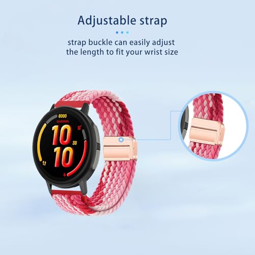 Correa de nylon para Garmin Bounce 2, roja miniatura 6