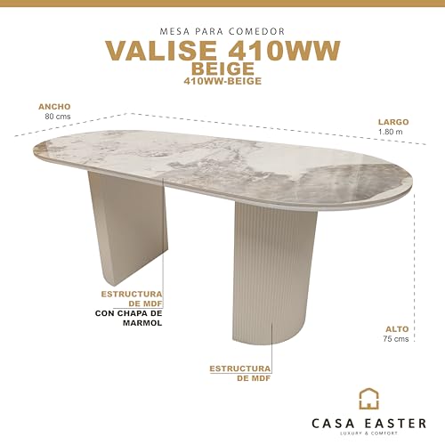 Reviews y listado de Mesa ovalada extensible más recomendados. 14 Imagen adicional