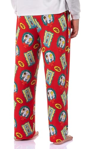 Beavis and Butt-Head Men's Christmas Sleep Tossed Print Pajama Pants For Adults4