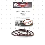 LINK-LOCK 3PCS FKM Viton OR.01.30005 Engine Intake Pipe O-Ring 11617791470 for BMW N47 M57 N54 N20 N55 N57