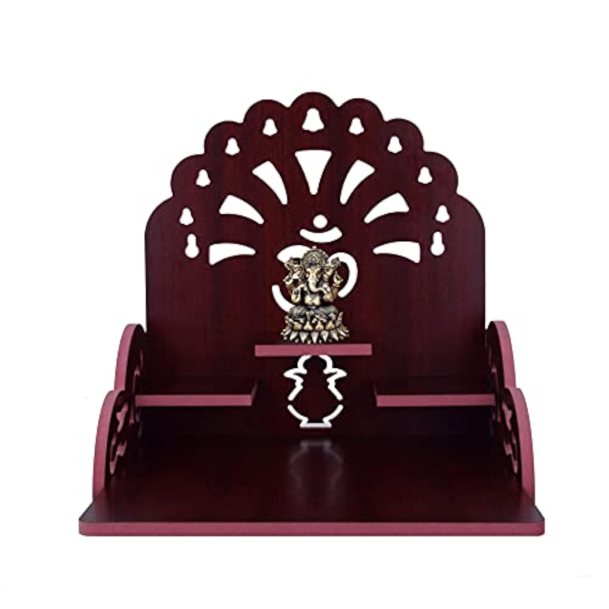 Fully Handmade Beautiful Wooden Home and Office Temple