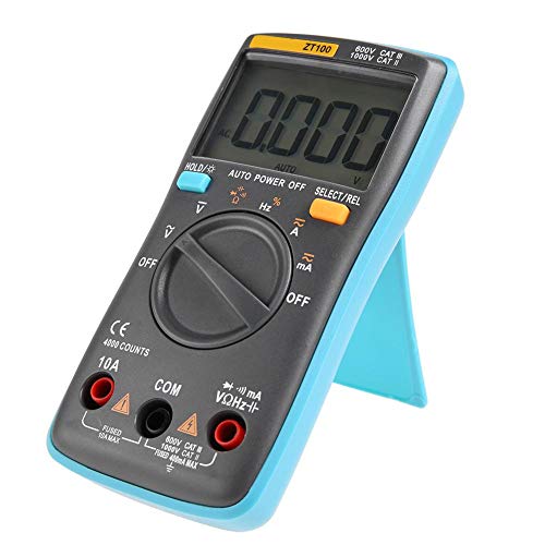 Image of Digital Multimeter, ZT100 /ZT101 /ZT102 Portable Mini Multimeter Auto Digital LCD Display Testing Capacitance Multimeter(ZT100)
