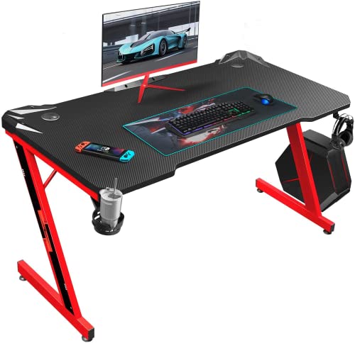 Victone ゲーミングデスク「メーカー2年保証」幅112cm*奥行60cm*高さ74.4cm