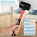 Heavy Duty Floor Gap Fixer Tool with Rubber Mallet, Made of Iron & Enhanced Suction Cup & Non-Scratch Mallet, Floor Gap Repair Kit for Laminate, Vinyl, Wood Floor