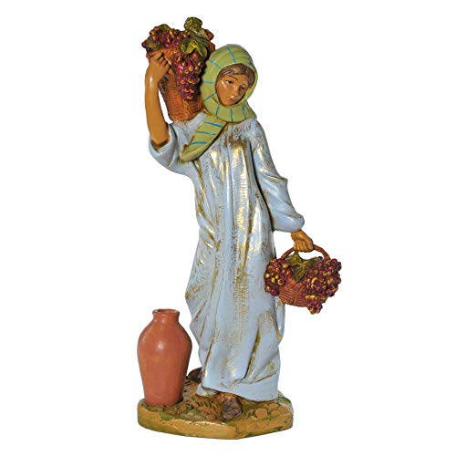 Fontanini Statuine Presepe: Pastorella Con Ceste D'Uva 30 Cm 39