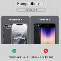 HidWee Schutzfolie Kompatibel mit iPhone 16e 2025 für Panzerglas – Ansicht 2