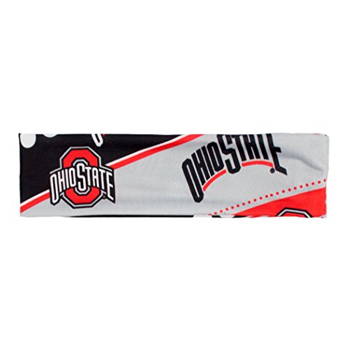 Littlearth Unisex-Adult NCAA Ohio State Buckeyes 1 Stretch Headband, Team Color, One Size