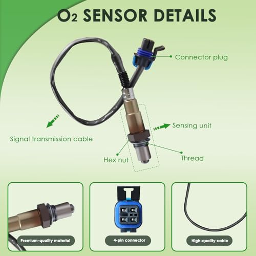 Sensor de Oxígeno O2 Compatible con Chevy y GMC 2 PC Set miniatura 3