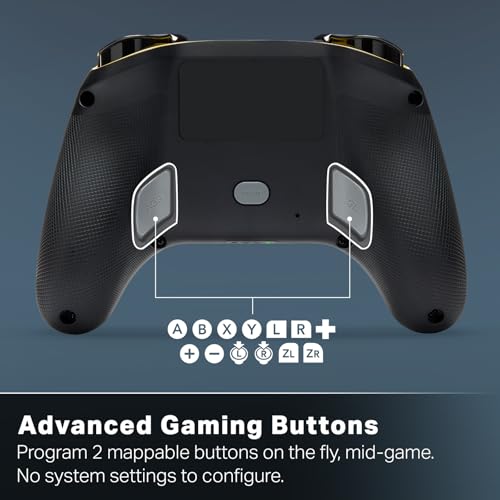 Image of PowerA Advantage Wireless Controller for Nintendo Switch 2 - Pokemon: Mega Evolutions, Officially Licensed, Hall Effects, Mappable Buttons, Pro Controller, C Button, Motion Controls