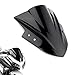 Black Windscreen Windshield Double Bubble for Kawasaki Ninja 300 EX300 2013 2014 2015 Black