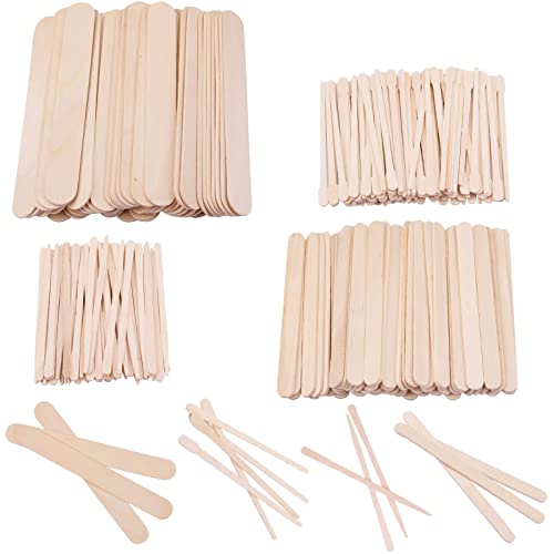 Spatule Bois pour Cire, 300 Pièces Bâtons de Cire, Spatule à Cire, Spatule Bois Epilation Bâtons Applicateurs à Cire Spatule Cire Epilation Spatule pour...