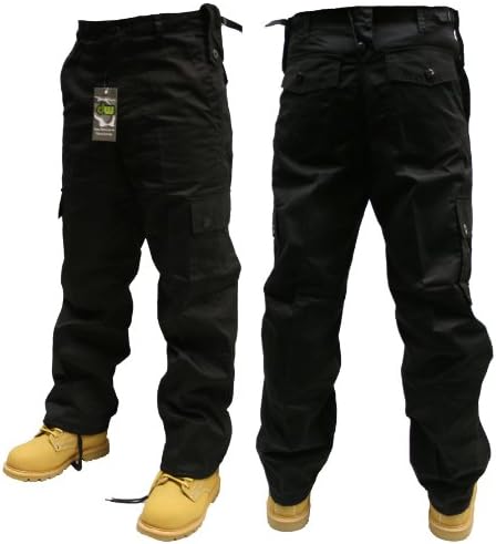 Adults Plain Army Combat Trousers 