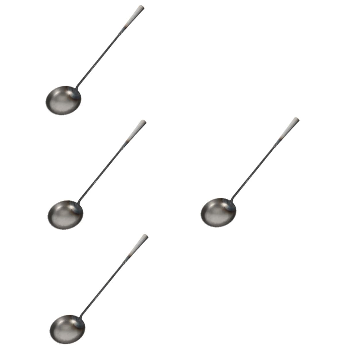 Cabilock 4piezas Cuchara De Limpieza De con Mango Utensilio Vintage para Cocina y Jardinería para De Limpieza De Desagües y Residuos Industriales