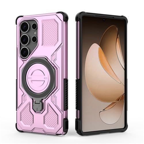 Coque pour Realme 15 rose silicone rigide avec support pour regarder vos séries