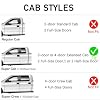 Lightronic Extra Durable Outside-Mount Auto Vent Window Visor, Fits 2004-2014 Ford F-150 SuperCab (EXCLUDES 2004 F-150 Heritage), UV Protection Rain Guard, Original Wind Deflector, Dark Smoke, 4-Pcs