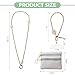 ANROFA 3-in-1 Versatile Phone Lanyard Crossbody,Cute Cell Phone Wristlet Strap with Wallet Pouch,Clip and Go Strap Chain for Phone