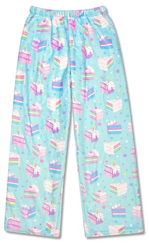 Image of iscream Big Girls Silky Soft Plush Bold Print Fleece Pants - Bake Shop Collection Collection