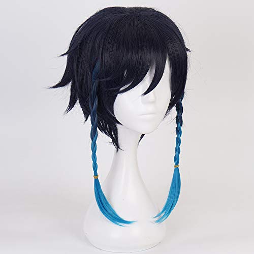OSIAS Color Gradient Venti Genshin Impact Cosplay Wig for Woman and Girls, Venti Wig - Image 3