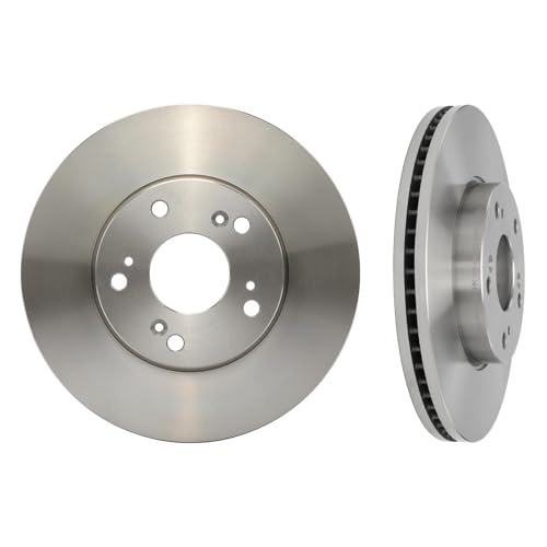 Frankberg Bremsensatz inkl. 2x Bremsscheiben + 4x Bremsbeläge Vorne Kompatibel mit Civic IX FK Civic X Schrägheck FC FK Civic X Stufenheck FC Replace# 45022TGNG00