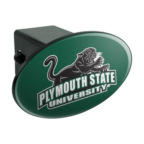 Graphics & More Plymouth State University Primary Logo Oval Tow Hitch Cover Trailer Plug Insert 2