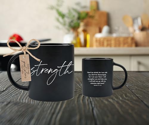 Taza de cerámica Inspirational Strength 18 oz miniatura 4