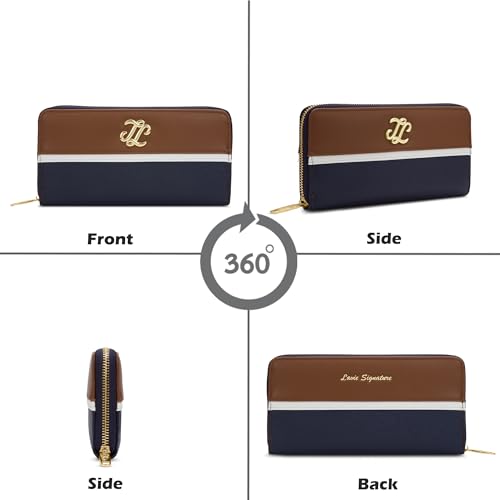 Image of Lavie Signature Women's St.Cloud Colourblock Zip Around Wallet | Gift for Women