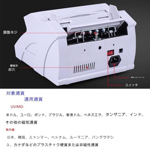 SXZGJS 卓上型紙幣計数機 の商品画像 6