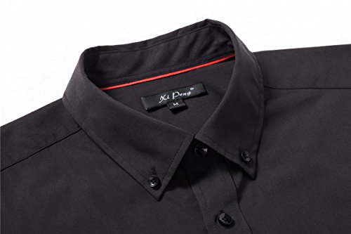 Kuson Camicia Casual - con Bottoni - Classico