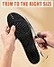 Heated Insoles Battery Powered - Arch Support Cuttable Heating Insoles for Women and Men, Upgraded 4000mAh Battery Pack