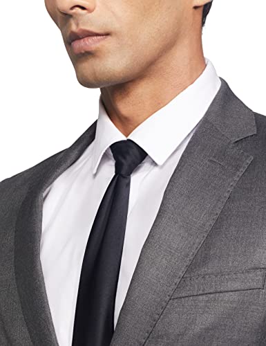 Image of Raymond Wool Blend Men's Full Sleeve Contemporary FIT Dark Grey Formal Suit