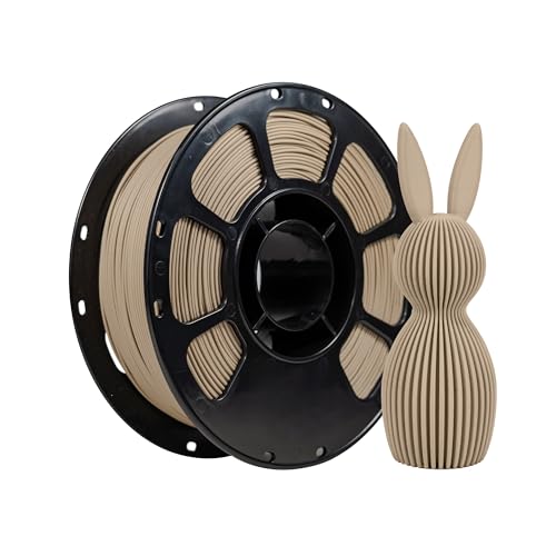 Image of iBOSS Matte PLA Plus Filament Wood Color 1KG, 1.75mm 3D Printer Filament Dimensional Accuracy + /- 0.02mm, 1kg Carboard Spool (2.2lbs) for Most FDM 3D Printers
