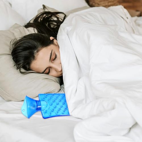 Bolsa de agua caliente recargable con textura antideslizante y gran capacidad de 2500ml 6