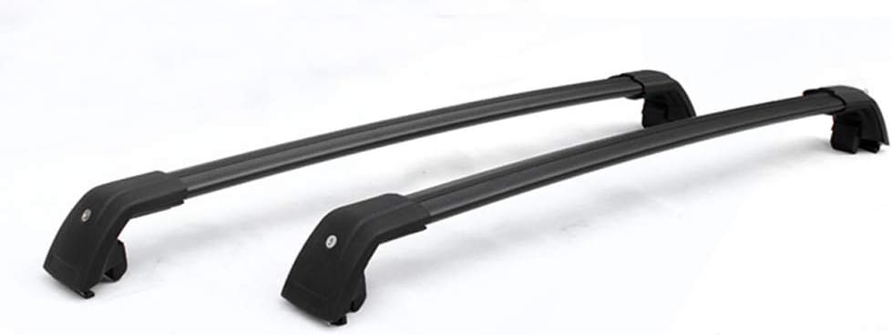 2Pcs Lockable Roof Rack Cross Bars Crossbar Baggage Luggage Rack Aluminum Fit for Infiniti QX50 2018-2020 - Black