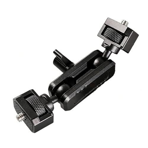 Brazo de extensión de cabezales de bola articulado con rotación de 360 grados en aluminio duradero