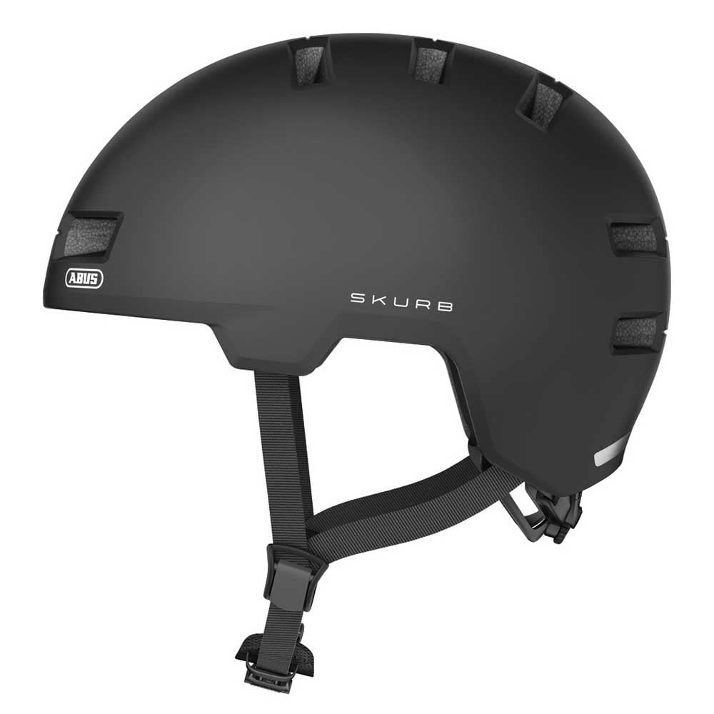 ABUS Stadthelm Skurb - Robuster Fahrradhelm für den Alltag, beim Skaten, BMX-Fahren oder Longboarden