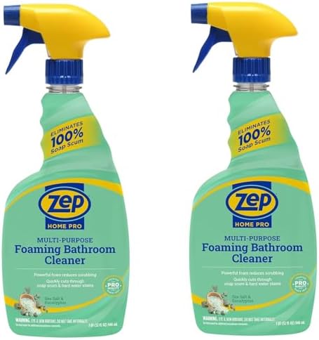 Amazon.com: Zep Home Pro Multi-Purpose Foaming Bathroom Cleaner - 32 Fl ...