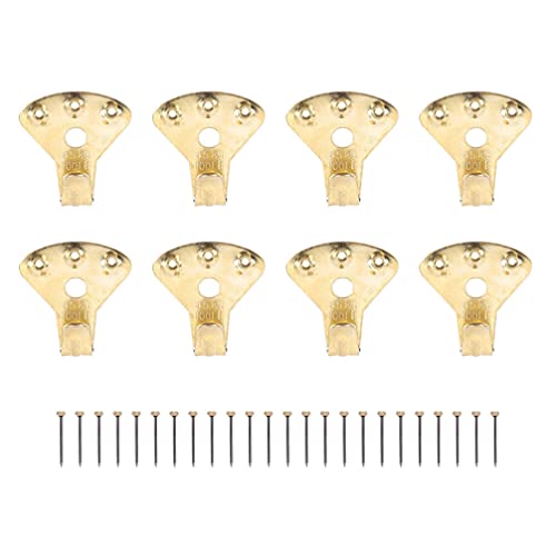 Image of Hemoton 12pcs Picture Hangers 100 lbs- Picture Hanging Nails- Picture Hanging Hooks- Hanging Hardware for Clock, Mirror, House Decoration