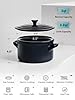 LE TAUCI 3 qt Ceramic Dutch Oven for Bread Baking with Silicone Sling- Lightweight, Non-Toxic, No Seasoning Needed- Oven, Microwave & Dishwasher Safe, Ideal for Home Bakers & Beginners, Midnight Blue #3