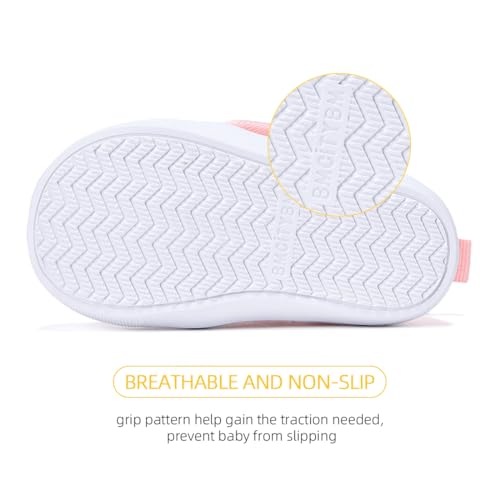 Image of BMCiTYBM Baby Sneakers Girls Boys Lightweight Breathable Mesh First Walkers Shoes 6-24 Months