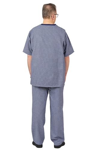 Ovidis Open Back Adaptive Pajama Set Clothes Senior Elderly Men - Jules2