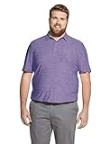IZOD Men's Golf Title Holder Short Sleeve Polo, Dahlia Purple, Small