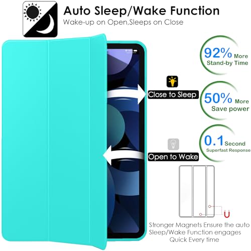 Image of DuraSafe iPad 10.9 inch 10th Generation 2022 TPU Cover A2696 A2777 MPQ13HN /A MPQ33HN /A MPQ03HN /A MPQ23HN /A A2757 MPQ93HN /A MPQC3HN /A MPQ83HN /A MPQA3HN /A MQ6K3HN /A MQ6L3HN /A - Green